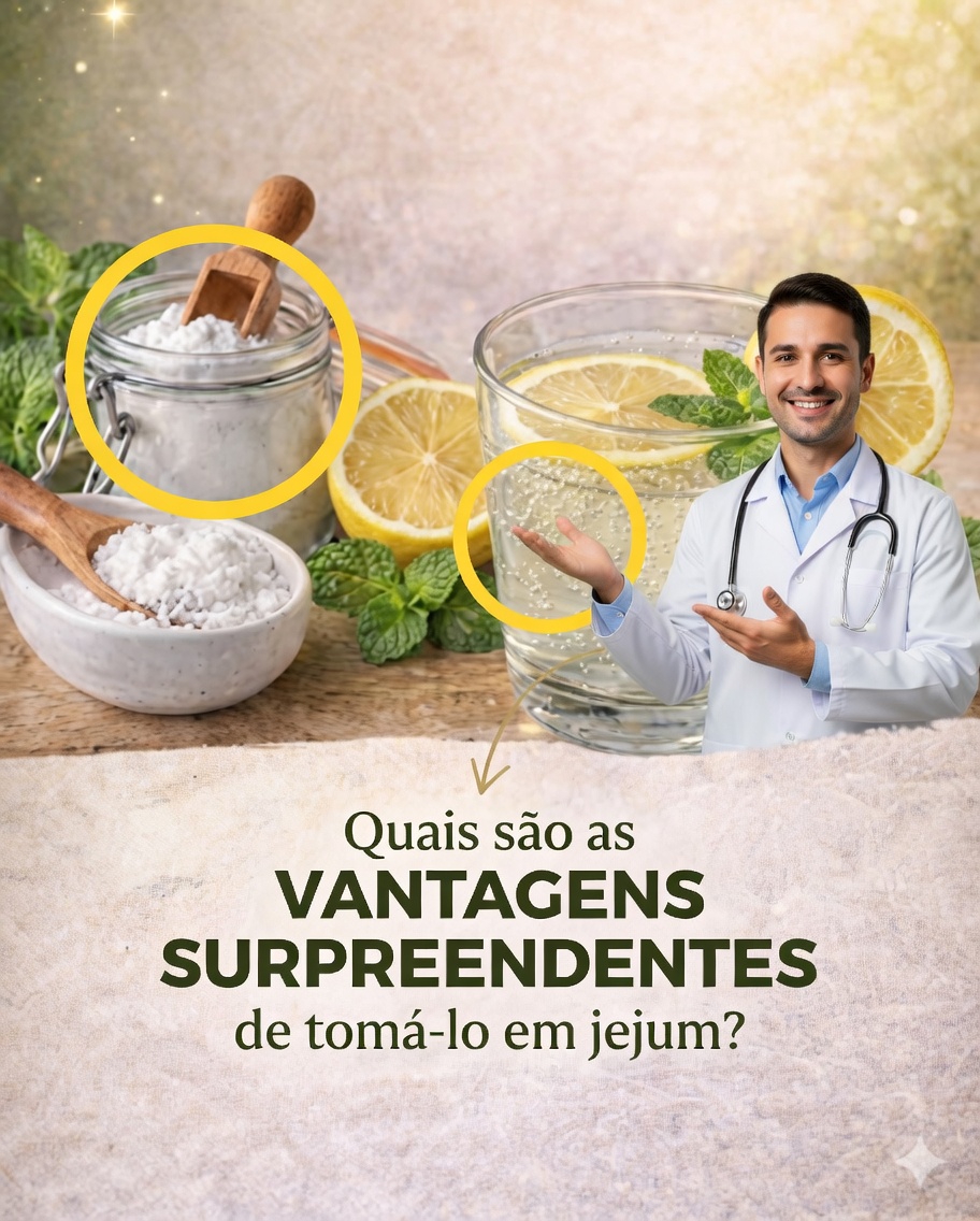 🍋 Misturar Água com Limão com Bicarbonato de Sódio: O que Realmente Acontece no Seu Corpo?