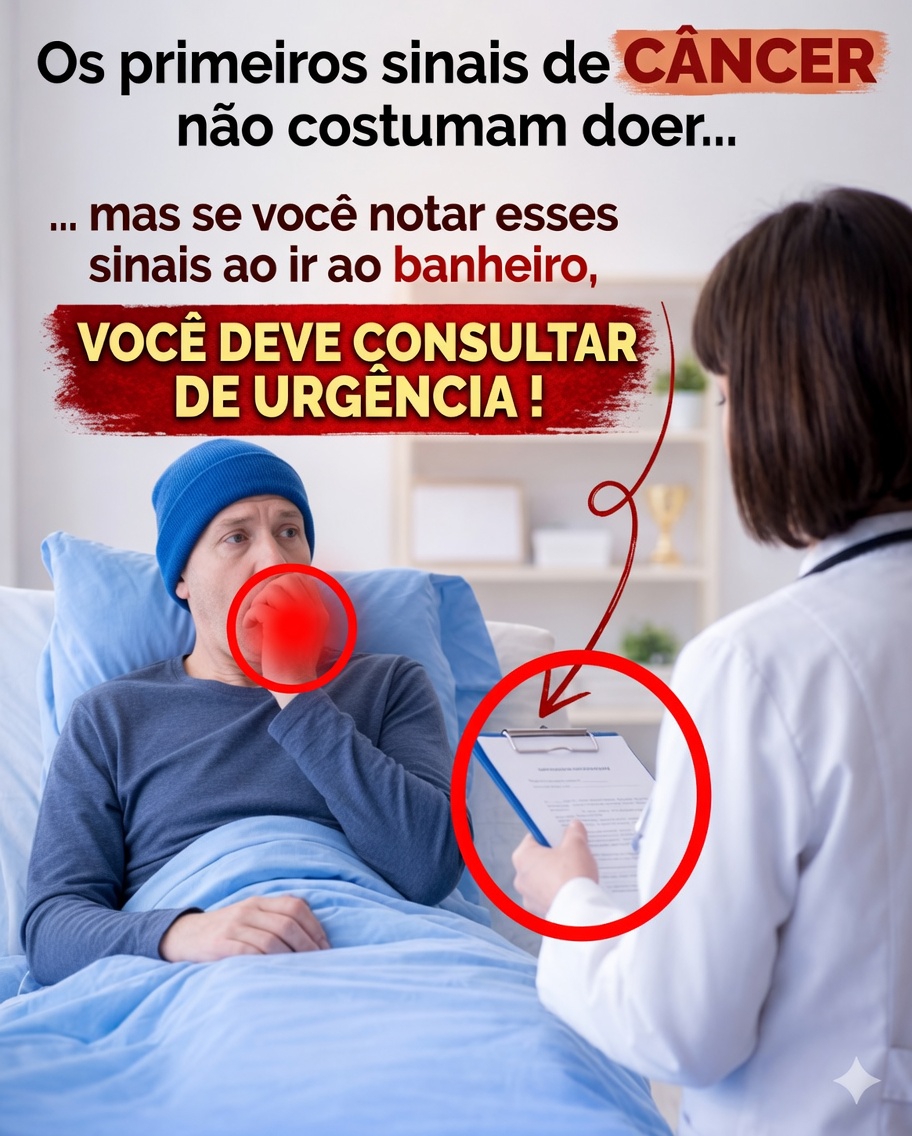 🚨 8 sinais de câncer que podem aparecer ao ir ao banheiro: sintomas precoces que não devem ser ignorados