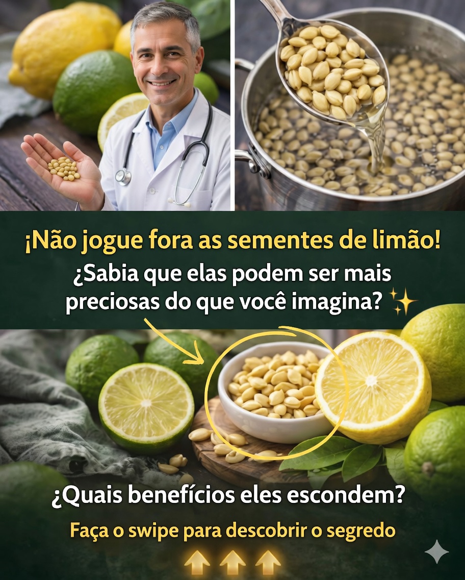 🍋 Sementes de limão: o segredo natural que muitos jogam fora sem conhecer seus benefícios para a saúde