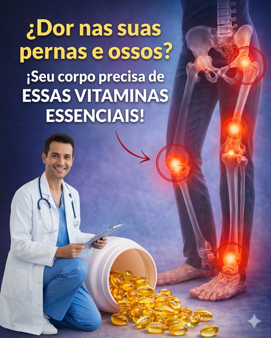 🦴 A Vitamina Essencial Que Pode Aliviar Naturalmente as Dores Articulares