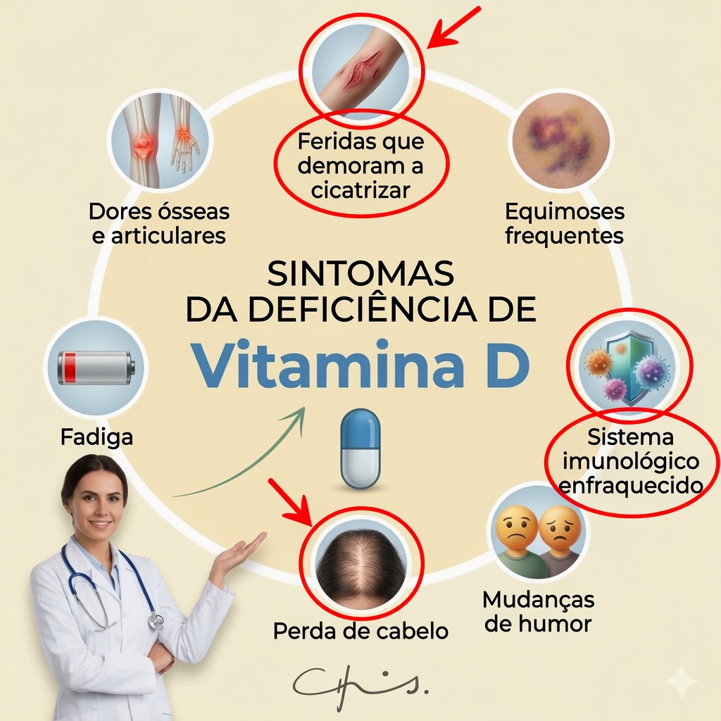 5 sinais de que seu corpo está com falta de vitamina D