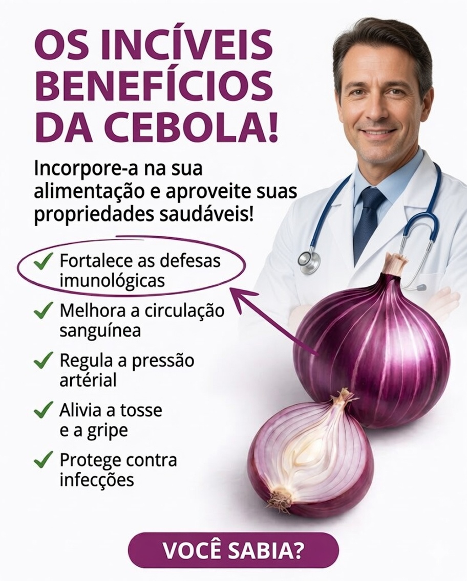 Os benefícios da cebola roxa para a saúde: o superalimento natural para integrar à sua alimentação 🧅
