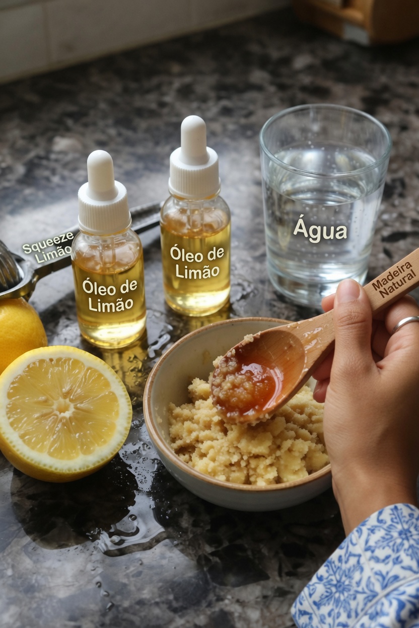 Mais de 50? Como misturar óleo de rícino com limão, gengibre, mel e água na sua rotina de cuidados com a pele