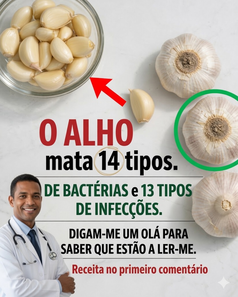 🧄 O alho: um remédio natural frequentemente negligenciado que pode transformar a sua saúde