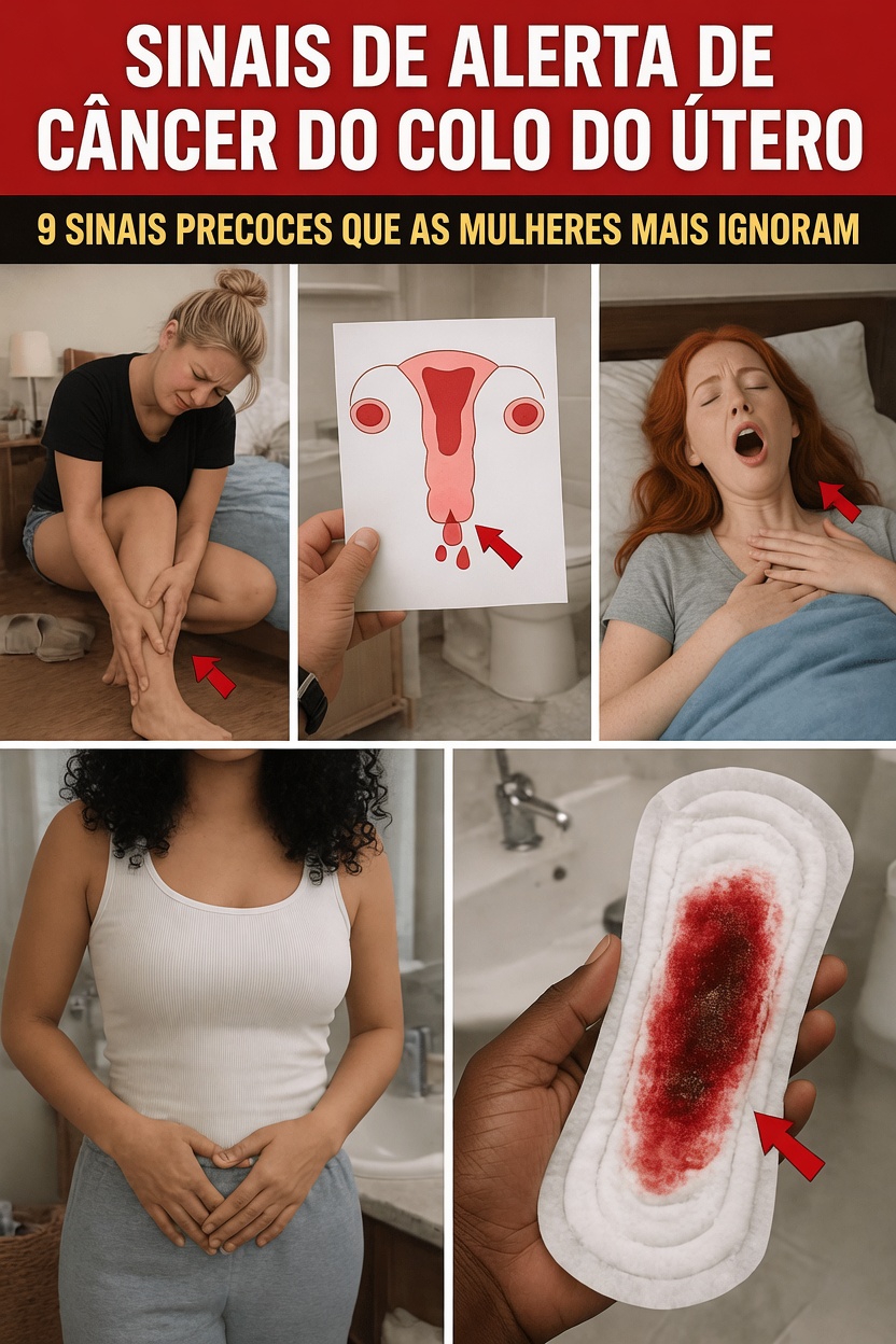 9 sinais de alerta precoces do câncer do colo do útero que a maioria das mulheres ignora: o que toda mulher precisa saber