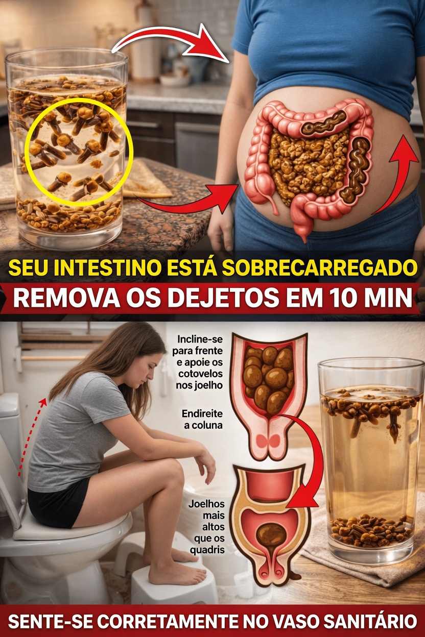Como uma bebida quente de cravo e a posição correta ao sentar no vaso sanitário podem ajudar no seu bem-estar digestivo