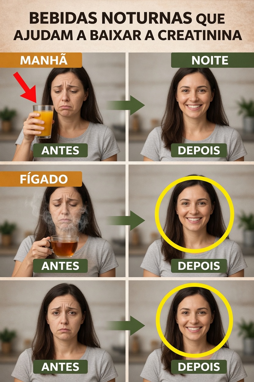 11 bebidas calmantes para tomar antes de dormir e ajudar a manter níveis saudáveis de creatinina e o bem-estar dos rins
