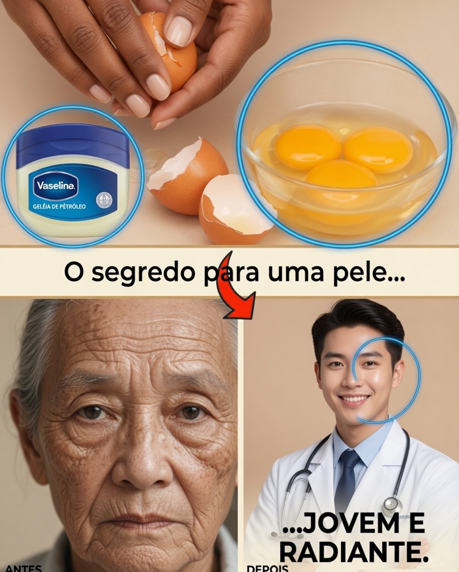 Uma pele mais firme e preenchida após os 60 anos: a máscara noturna simples com gema de ovo e vaselina que devolve frescor ao rosto