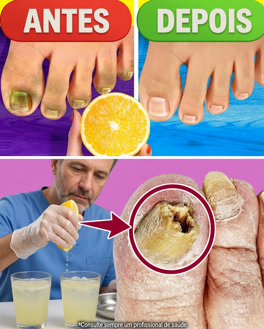 Diga adeus às micoses nas unhas! O remédio natural definitivo de limão e sal 🍋🧂