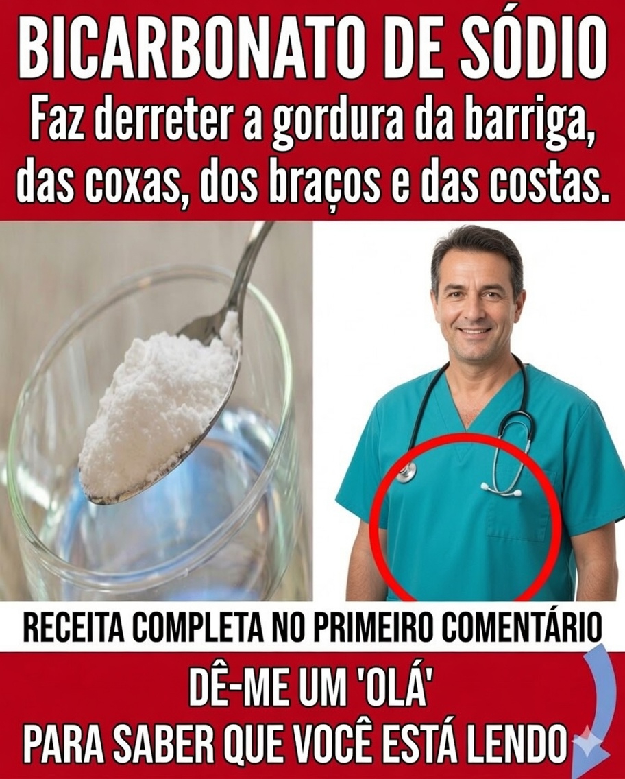 O Bicarbonato de Sódio: O Remédio Natural para Reduzir a Gordura Localizada, Melhorar a Circulação e Desintoxicar o Seu Corpo Suavemente