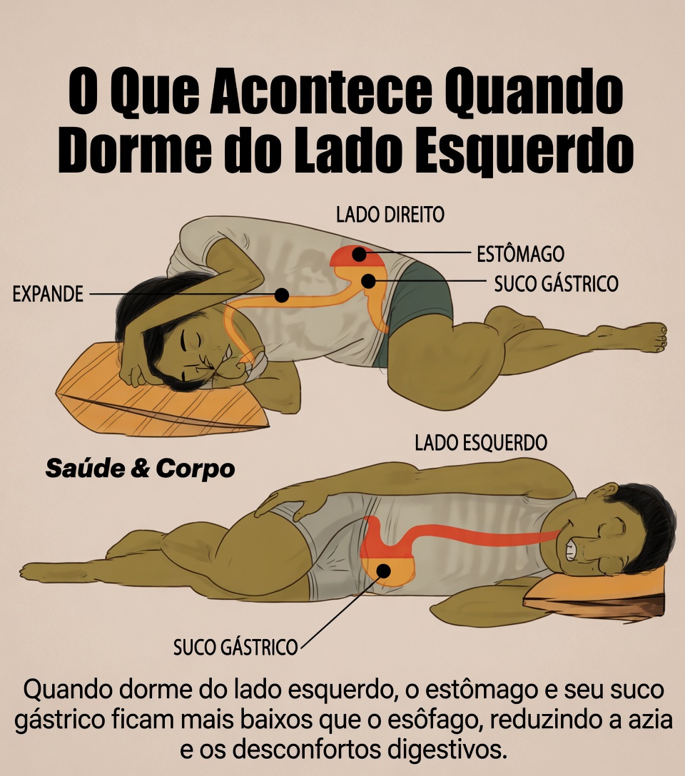 Por que dormir sobre o lado direito pode afetar o conforto noturno e o que dormir sobre o lado esquerdo pode mudar