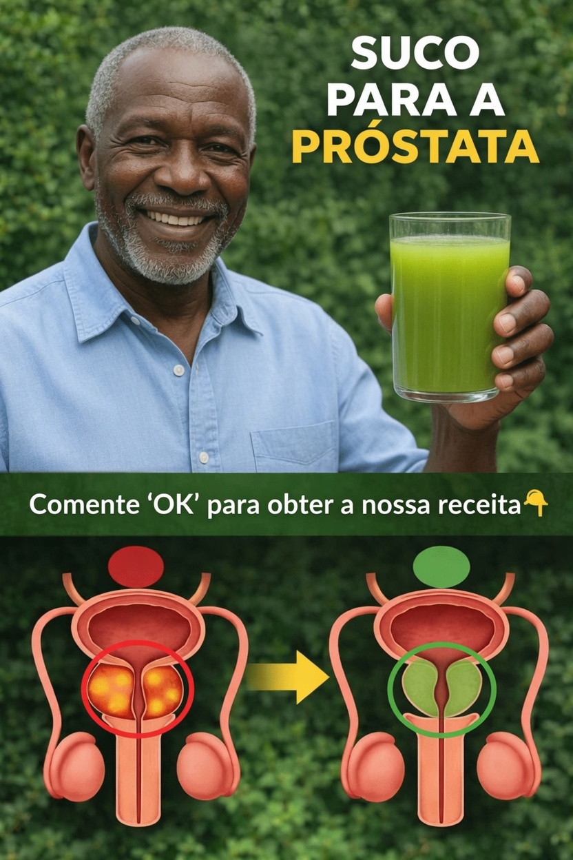 Sucos Verdes Simples e Hábitos para Apoiar a Saúde da Próstata à Medida que Você Envelhece