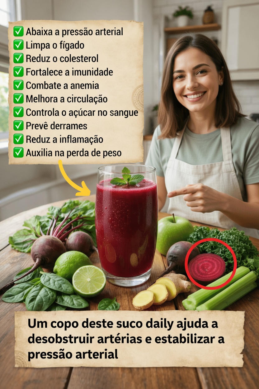 Descubra os Benefícios Surpreendentes de um Suco Vegetal Diário à Base de Beterraba para Apoiar a Saúde do Coração