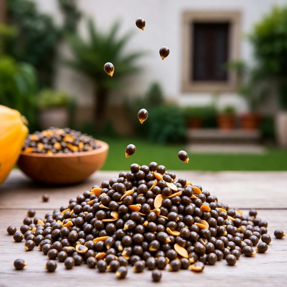 Sementes de mamão para o alívio articular: um hábito simples para experimentar em casa para o conforto dos joelhos, das costas e da coluna vertebral