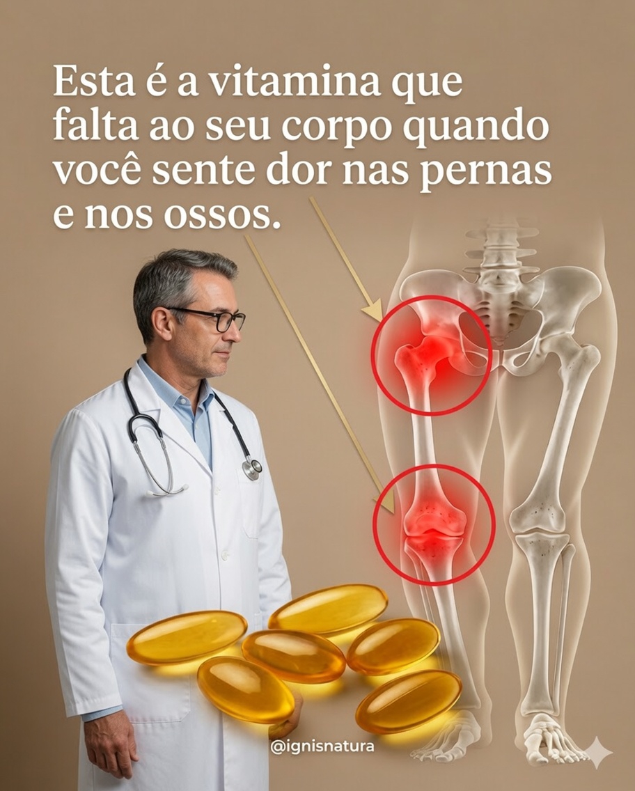 A vitamina essencial para aliviar as dores nas pernas e nos ossos