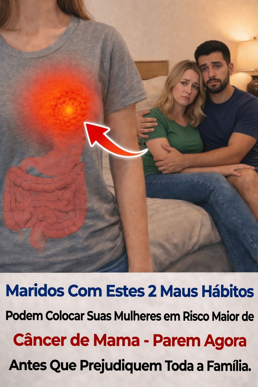 Como hábitos não saudáveis dos maridos, como fumar e consumir álcool, podem influenciar os fatores de risco de câncer de mama das esposas