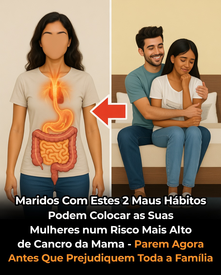 Como hábitos não saudáveis dos maridos, como fumar e consumir álcool, podem influenciar os fatores de risco de câncer de mama das esposas