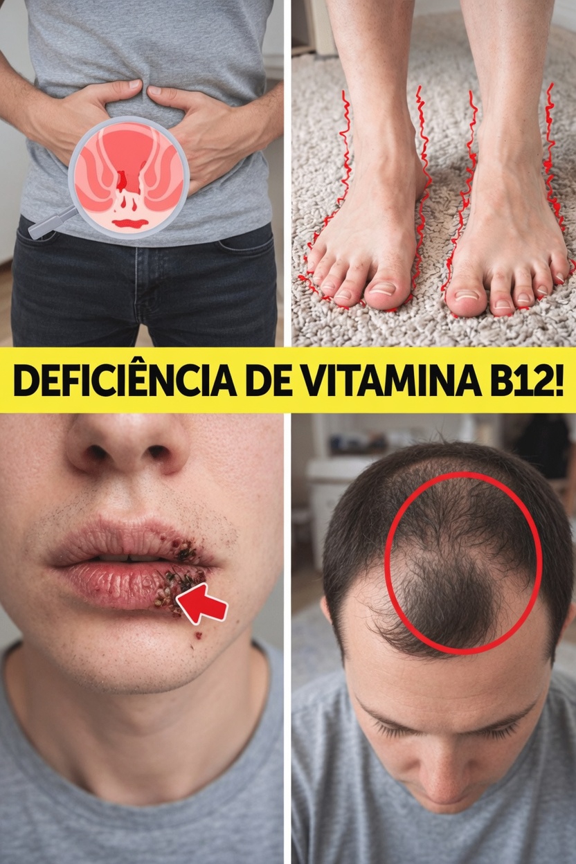 8 Sinais Incomuns de que Seu Corpo Pode Estar com Baixo Nível de Vitamina B12