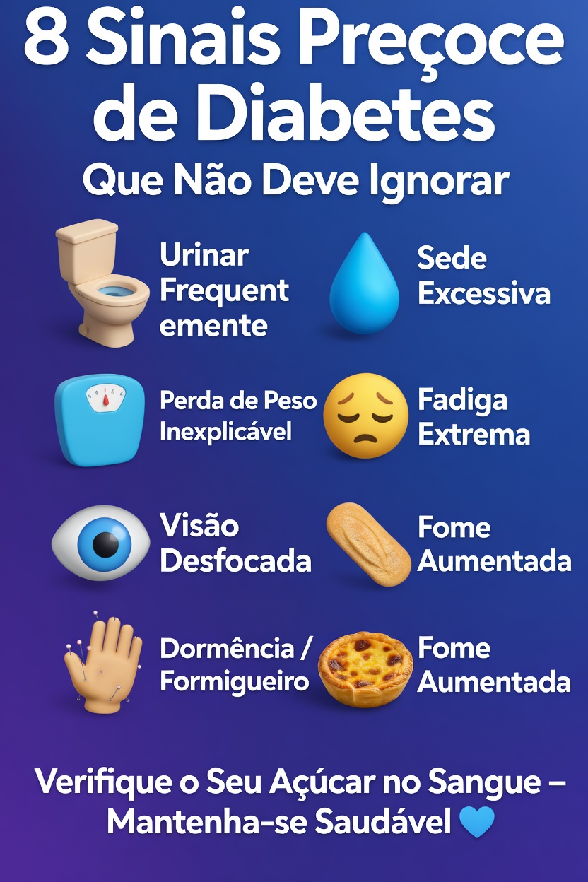 Você reconhece estes 15 sinais iniciais de diabetes que podem aparecer na sua pele e no seu corpo?