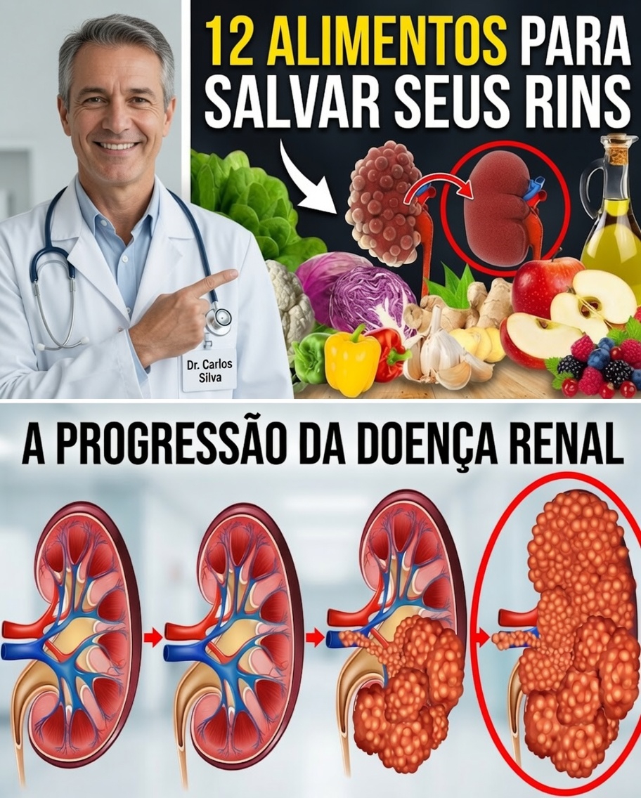 12 alimentos que podem apoiar a saúde dos rins e ajudar a prevenir danos