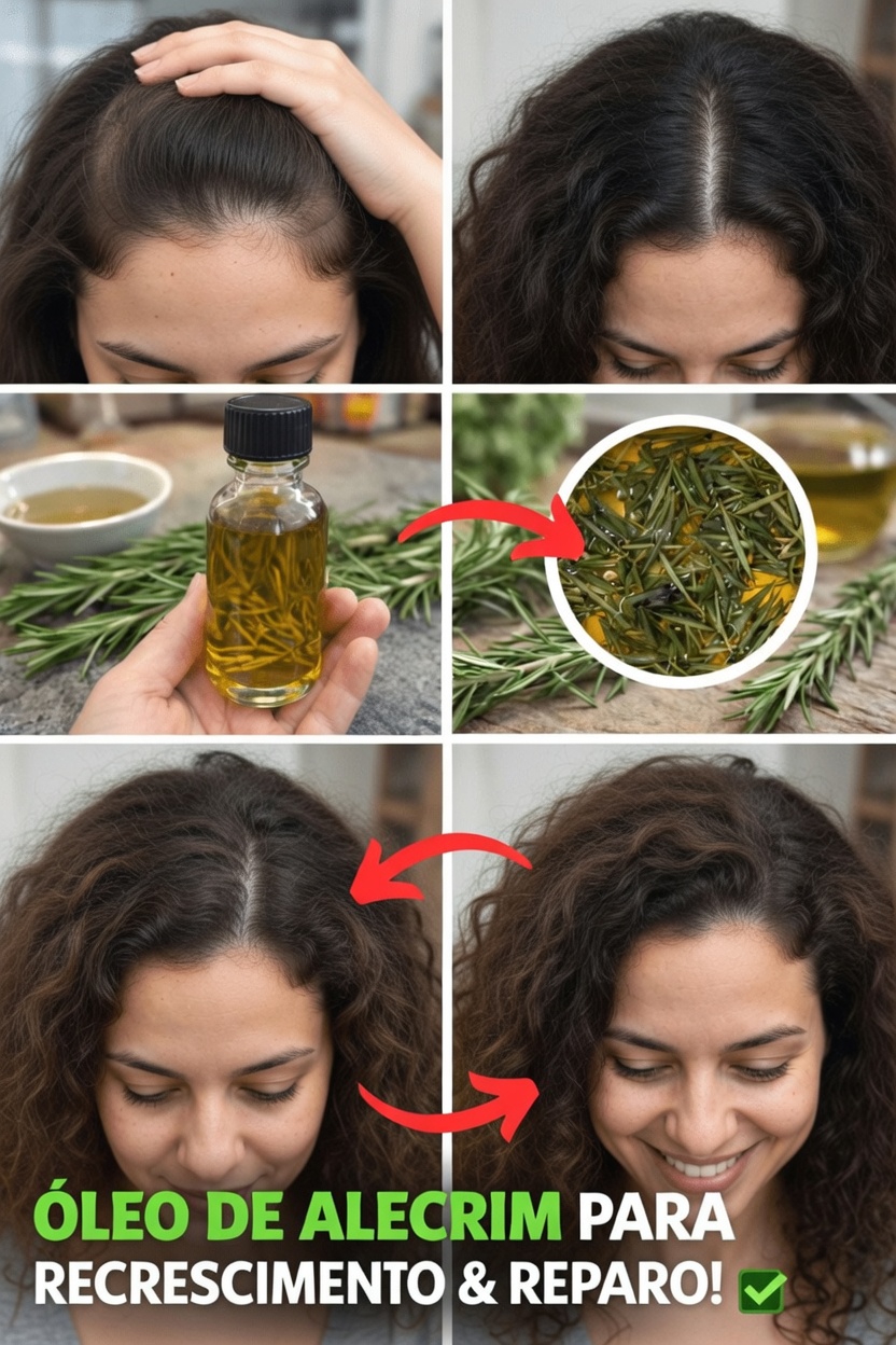 Como Fazer Óleo de Alecrim em Casa: Um Guia Simples para um Cabelo com Aparência Mais Saudável