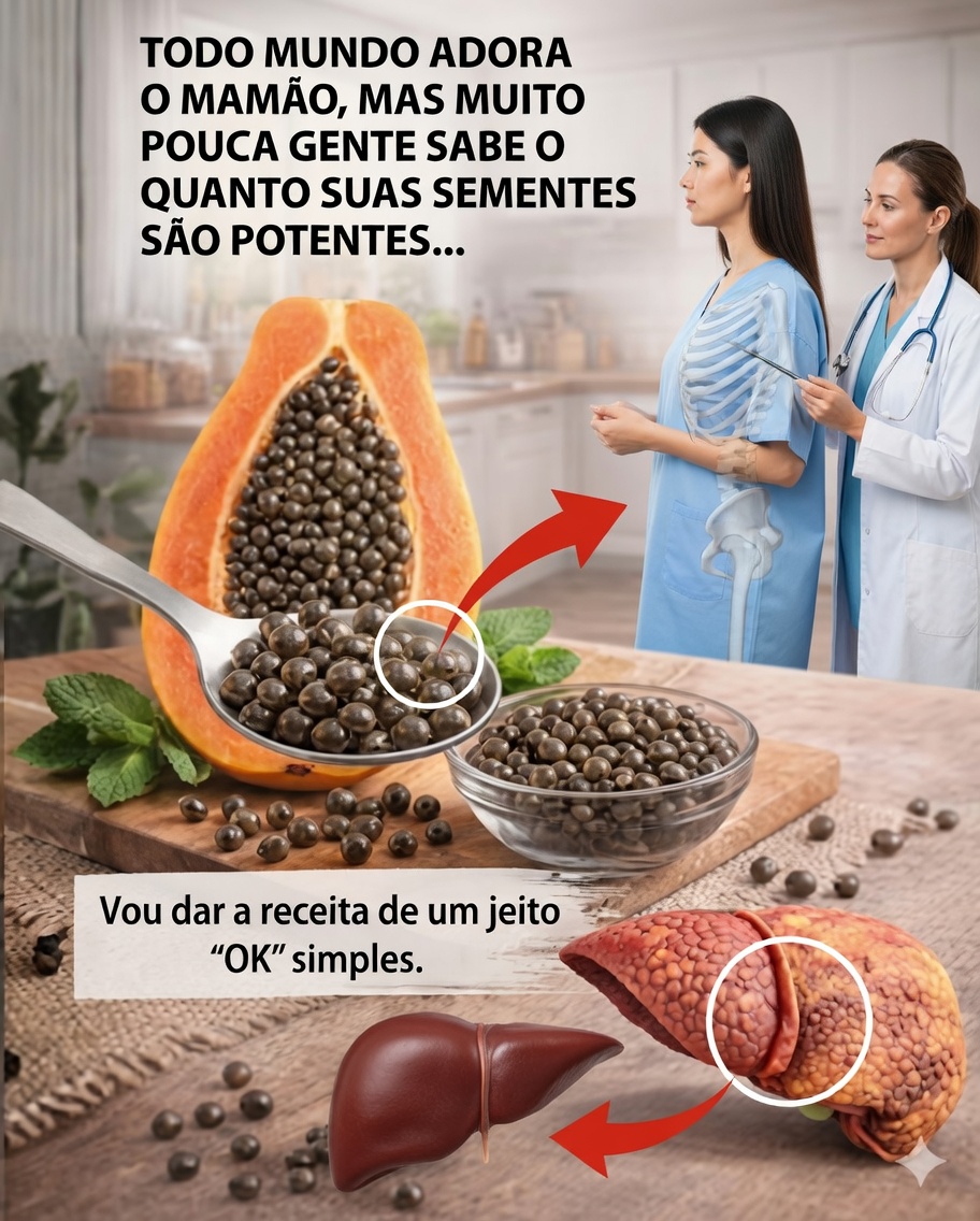 🌿 Sementes de Mamão: O Remédio Natural Poderoso que Cada Vez Mais Pessoas Estão Descobrindo