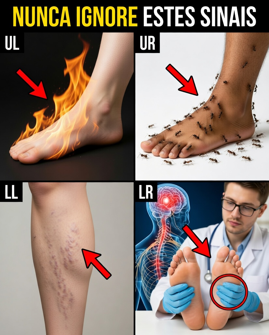8 sinais silenciosos de lesões nervosas que começam nos dedos dos pés e que você pode ignorar