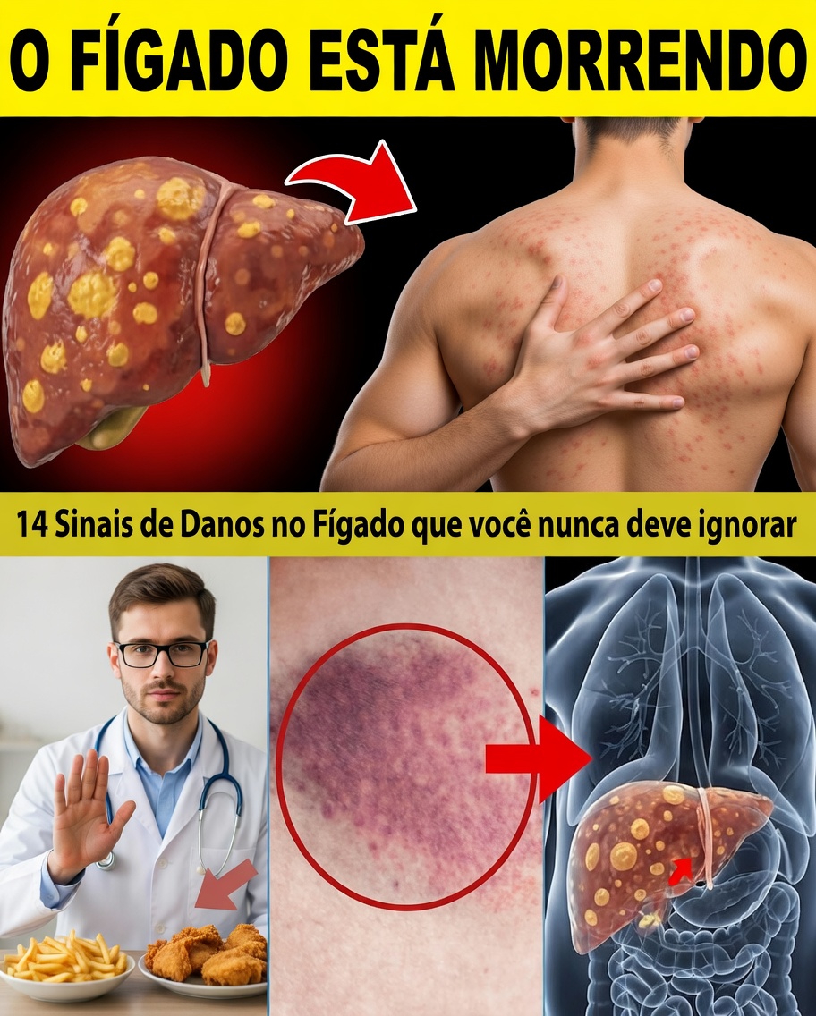11 sinais estranhos de danos no fígado que você não deve ignorar