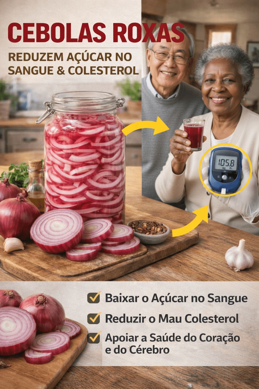 Explorando os potenciais benefícios das cebolas roxas para o controle do açúcar no sangue e do colesterol