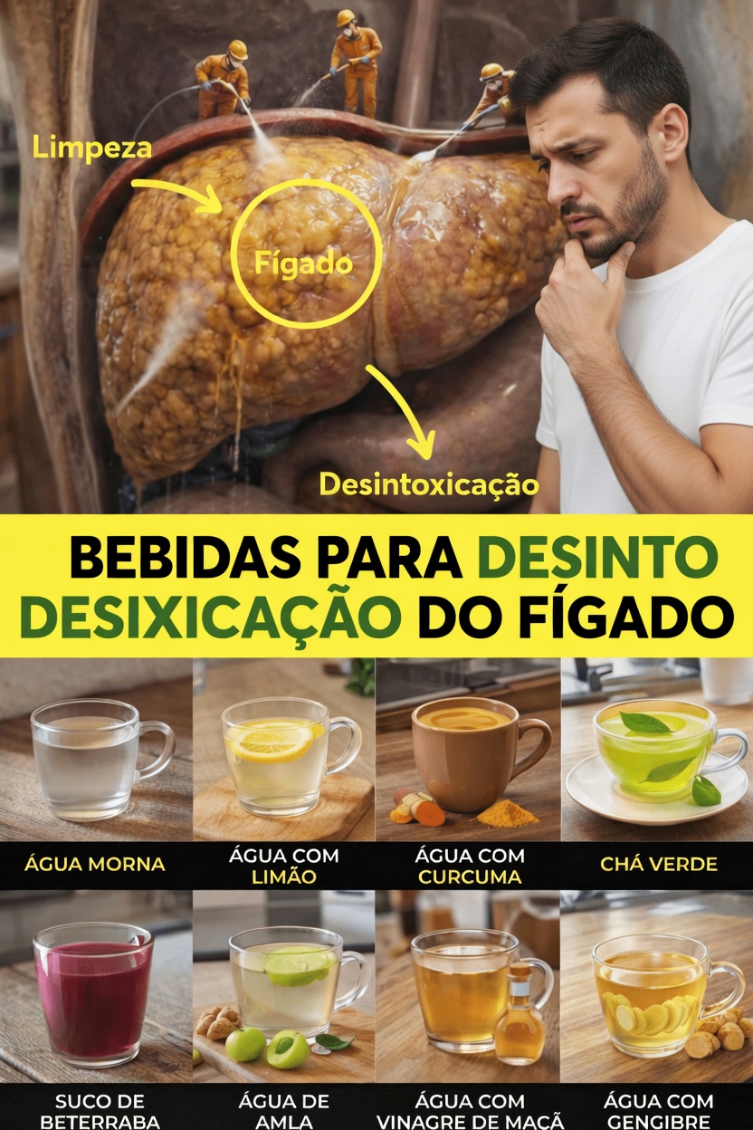 8 Bebidas Diárias Simples que Apoiam Naturalmente a Função Saudável do Fígado