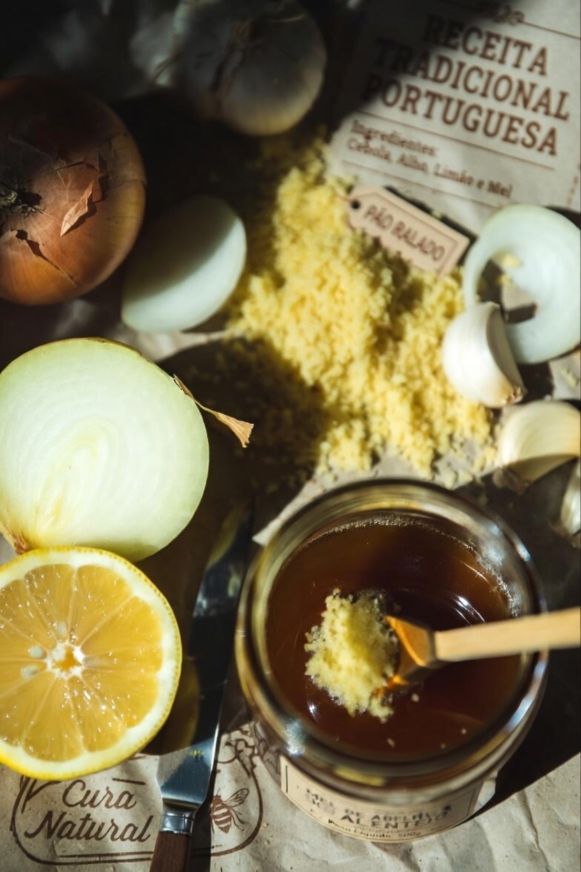 Explorando os Potenciais Benefícios para o Bem-Estar de uma Mistura de Gengibre, Alho, Cebola, Limão e Mel: Um Guia Simples de Preparação Caseira