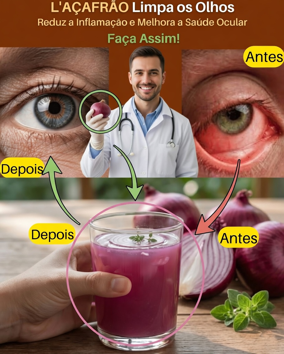 Bem-Estar dos Olhos com a Cebola: Uma Rotina Suave de 5 Dias para Aliviar a Fadiga Visual e Recuperar o Equilíbrio