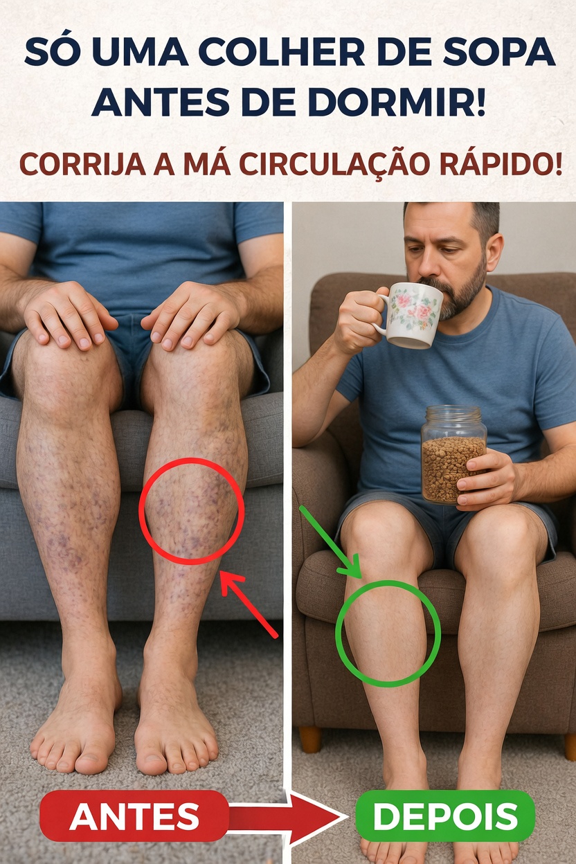 Descubra Como Adicionar Uma Colher de Sementes de Linhaça Antes de Dormir Pode Ajudar a Apoiar a Circulação Saudável nas Suas Pernas e Pés