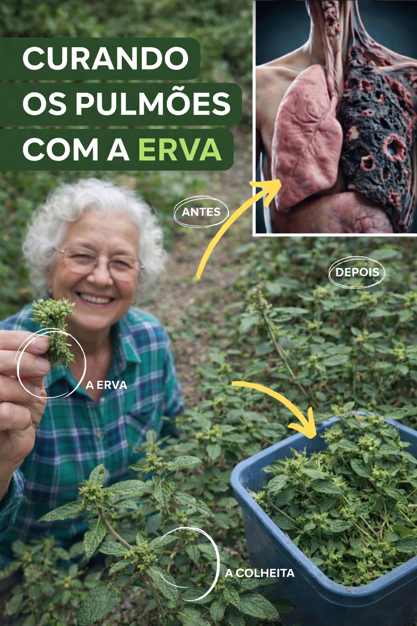 Desbloqueie o Poder Oculto de uma Erva Comum do Quintal para Apoiar a Saúde Pulmonar Naturalmente