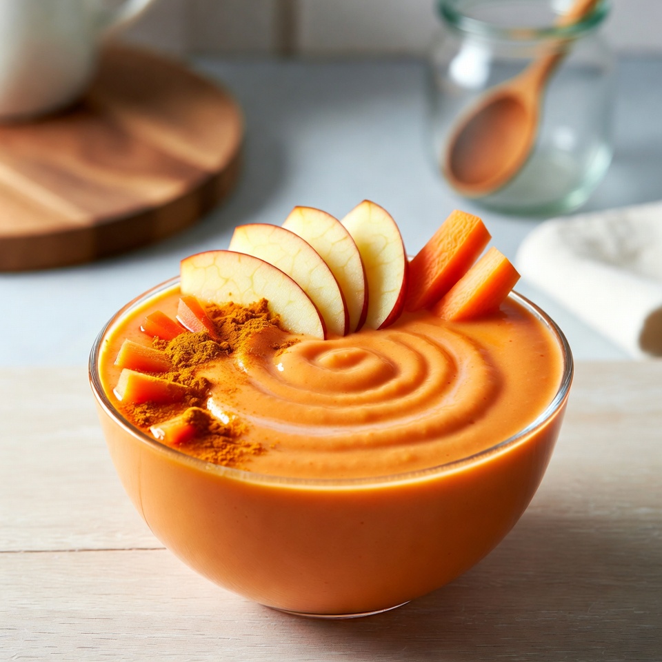 Descubra o Poder de um Simples Smoothie de Maçã, Cenoura, Tomate e Cúrcuma para Apoio à Saúde dos Olhos e do Cérebro
