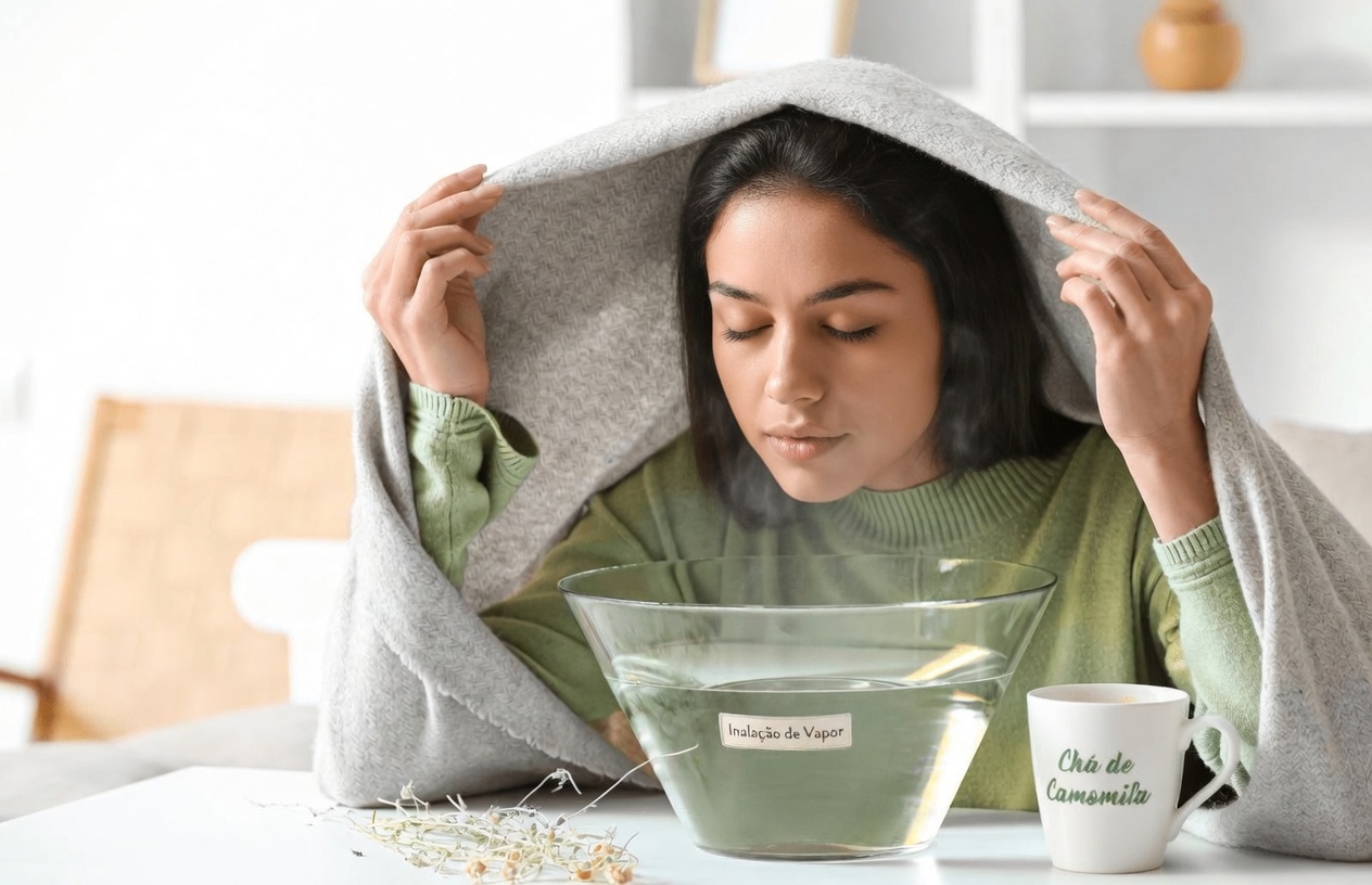 O Poder da Inalação de Vapor com Cravo: Alívio Respiratório que Você Pode Sentir em Minutos (Não em Horas)