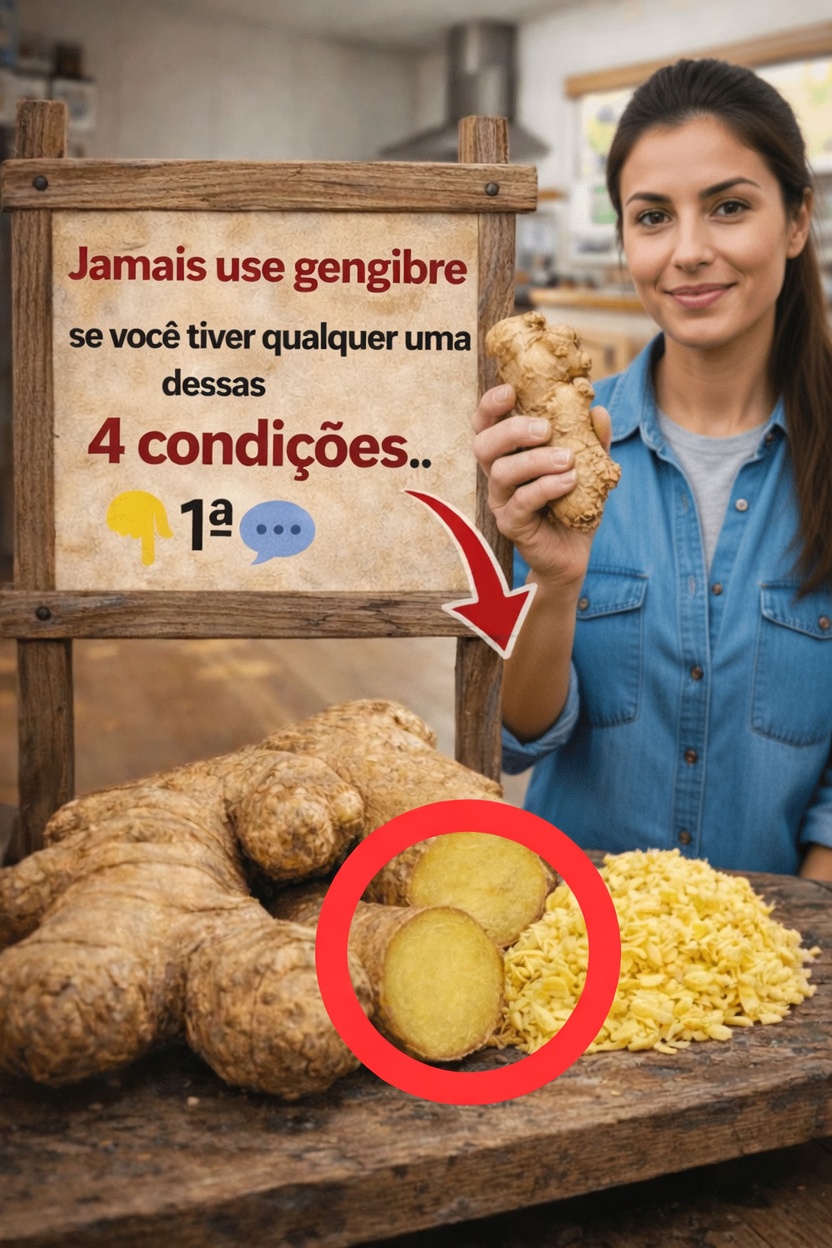 Descubra quando o gengibre pode não ser ideal para você: 4 condições de saúde para ter em mente