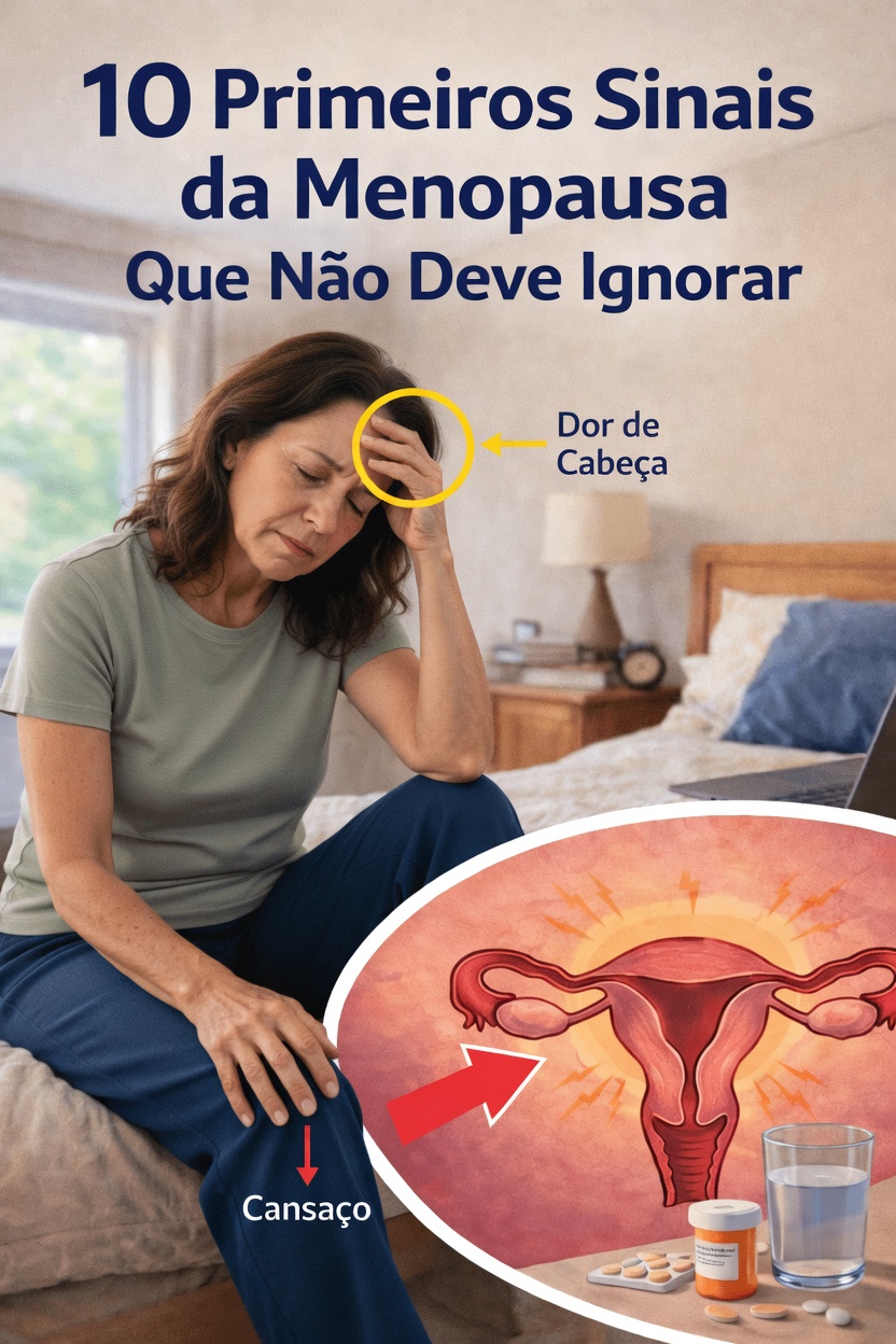 10 sinais precoces da perimenopausa e da menopausa que você deve conhecer