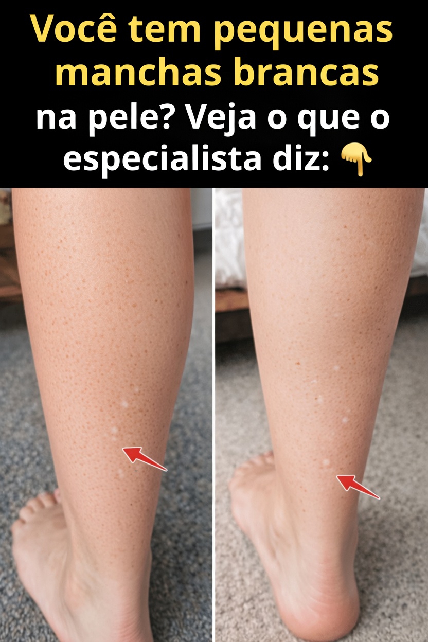 Por que pequenas manchas brancas aparecem nos braços e nas pernas? Entendendo essa alteração comum da pele