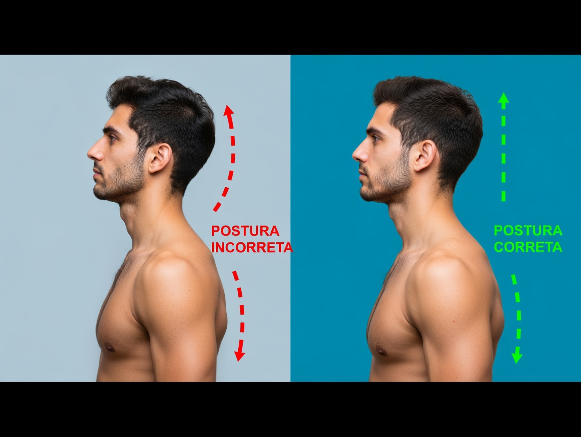Entendendo a postura da cabeça para frente e por que ela importa depois dos 60