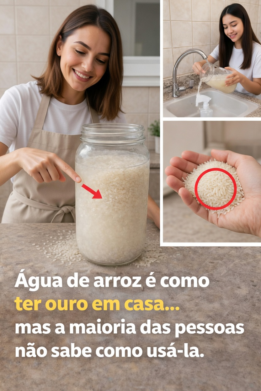 Água de arroz: um remédio caseiro simples que muitas pessoas estão redescobrindo para cuidar do cabelo e da pele