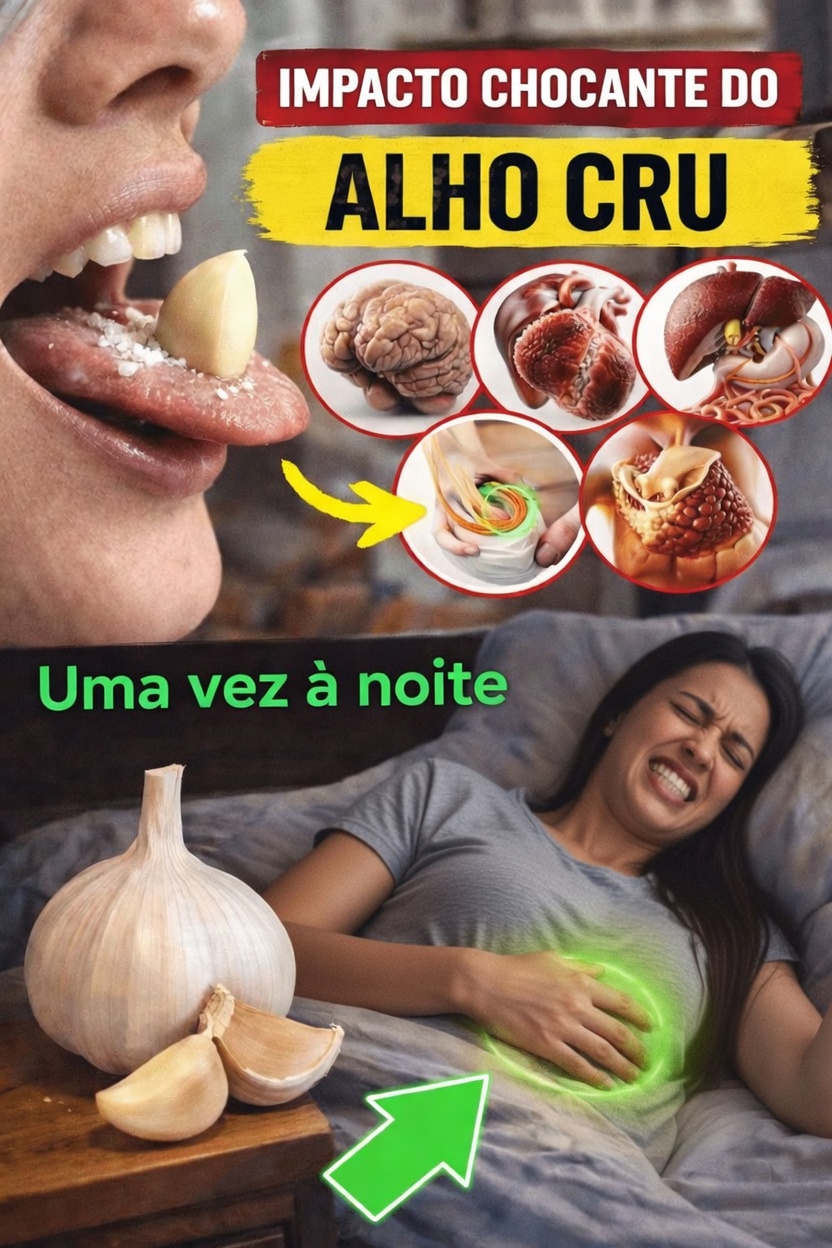 O Que Acontece com o Seu Corpo Quando Você Come 2 Dentes de Alho Crus e Frescos Todos os Dias