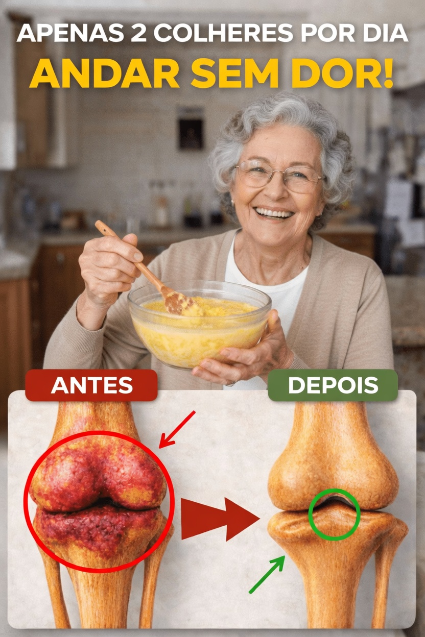 Descubra como adicionar apenas duas colheres desta pasta natural por dia pode ajudar a promover a saúde dos seus joelhos