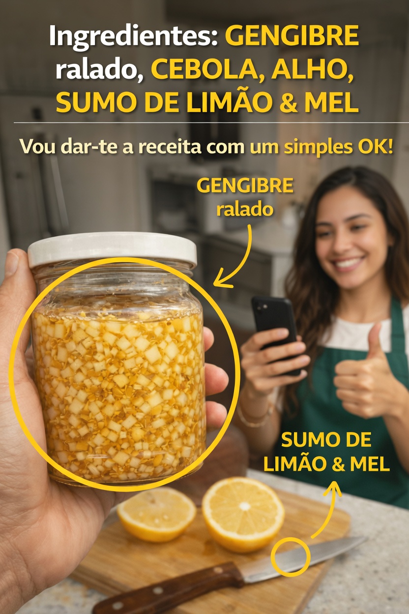 Guia Simples para Preparar em Casa uma Mistura de Gengibre Ralado, Cebola, Alho, Suco de Limão e Mel