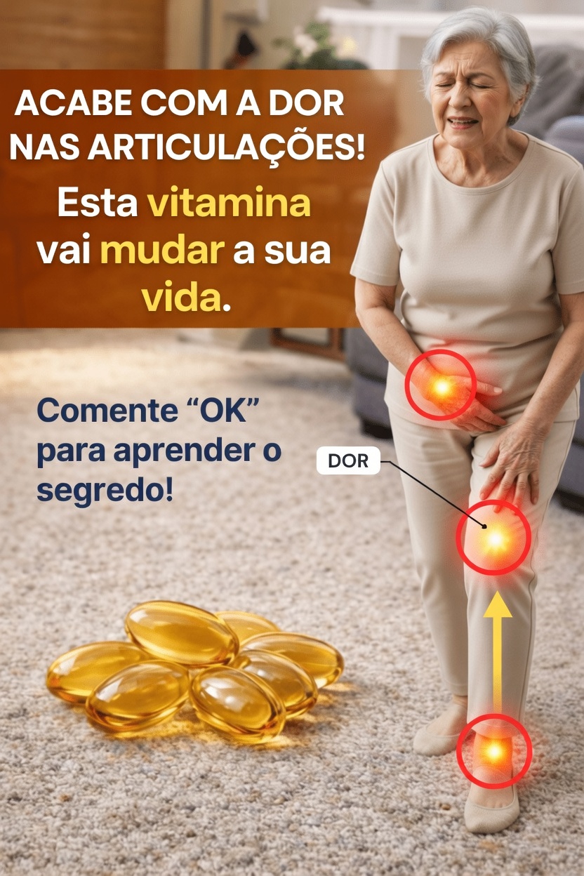 Sentindo dor nas pernas e desconforto nos ossos? A única vitamina que desempenha um grande papel no seu bem-estar