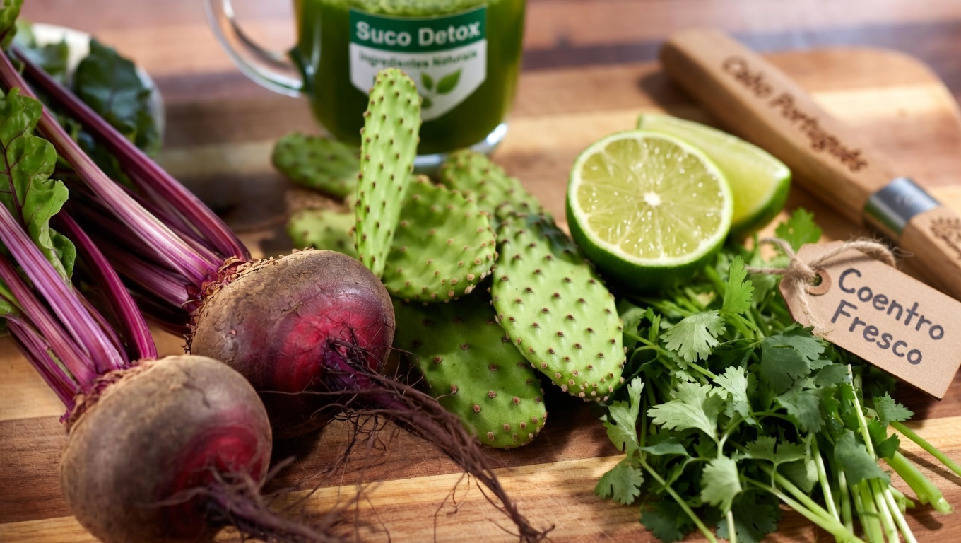 Descubra o Refrescante Suco de Beterraba e Nopal: Uma Maneira Simples de Adicionar Nutrientes Vibrantes à Sua Rotina Diária