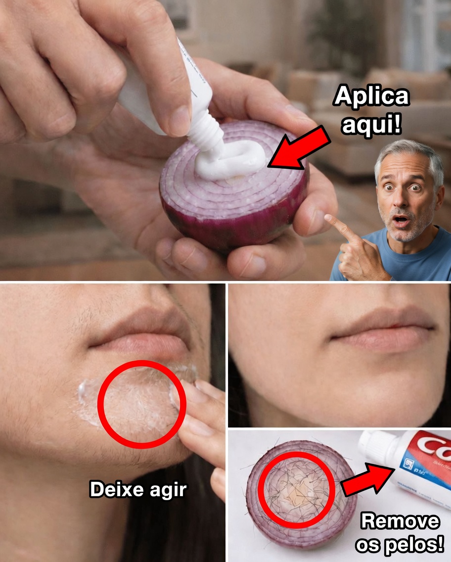 Abandone a Lâmina: Explorando o Truque da Pasta de Dente e da Cebola para uma Pele Mais Lisa