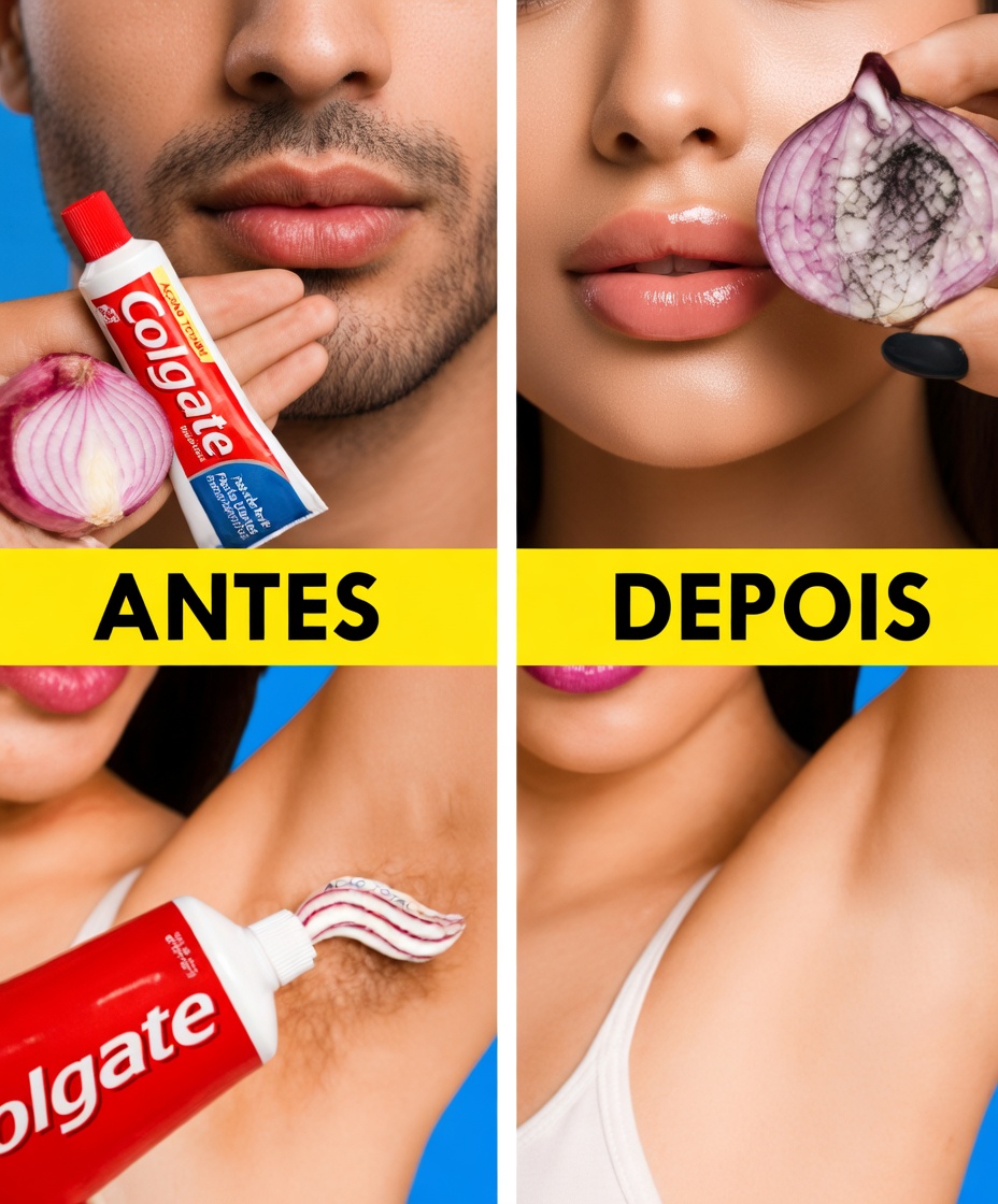 Abandone a Lâmina: Explorando o Truque da Pasta de Dente e da Cebola para uma Pele Mais Lisa