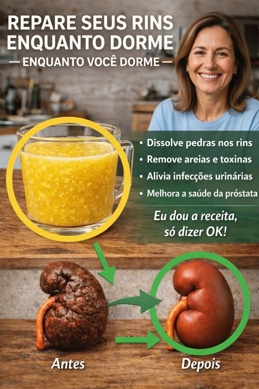 Descubra hábitos diários simples e uma saborosa receita de bebida para antes de dormir para apoiar naturalmente a saúde dos seus rins