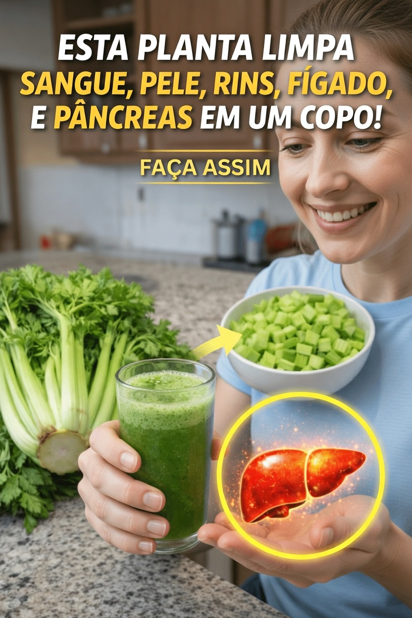 Suco de aipo: uma maneira simples de adicionar mais nutrientes e hidratação à sua rotina diária